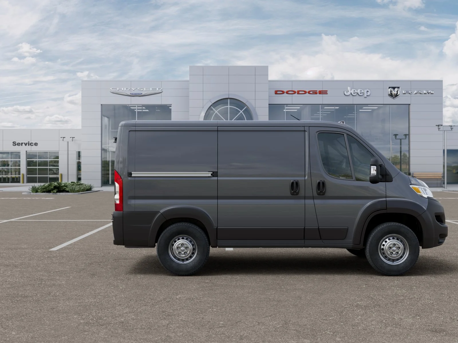 New 2026 Ceramic Gray Clear-Coat Exterior Paint RAM Low Roof image 21