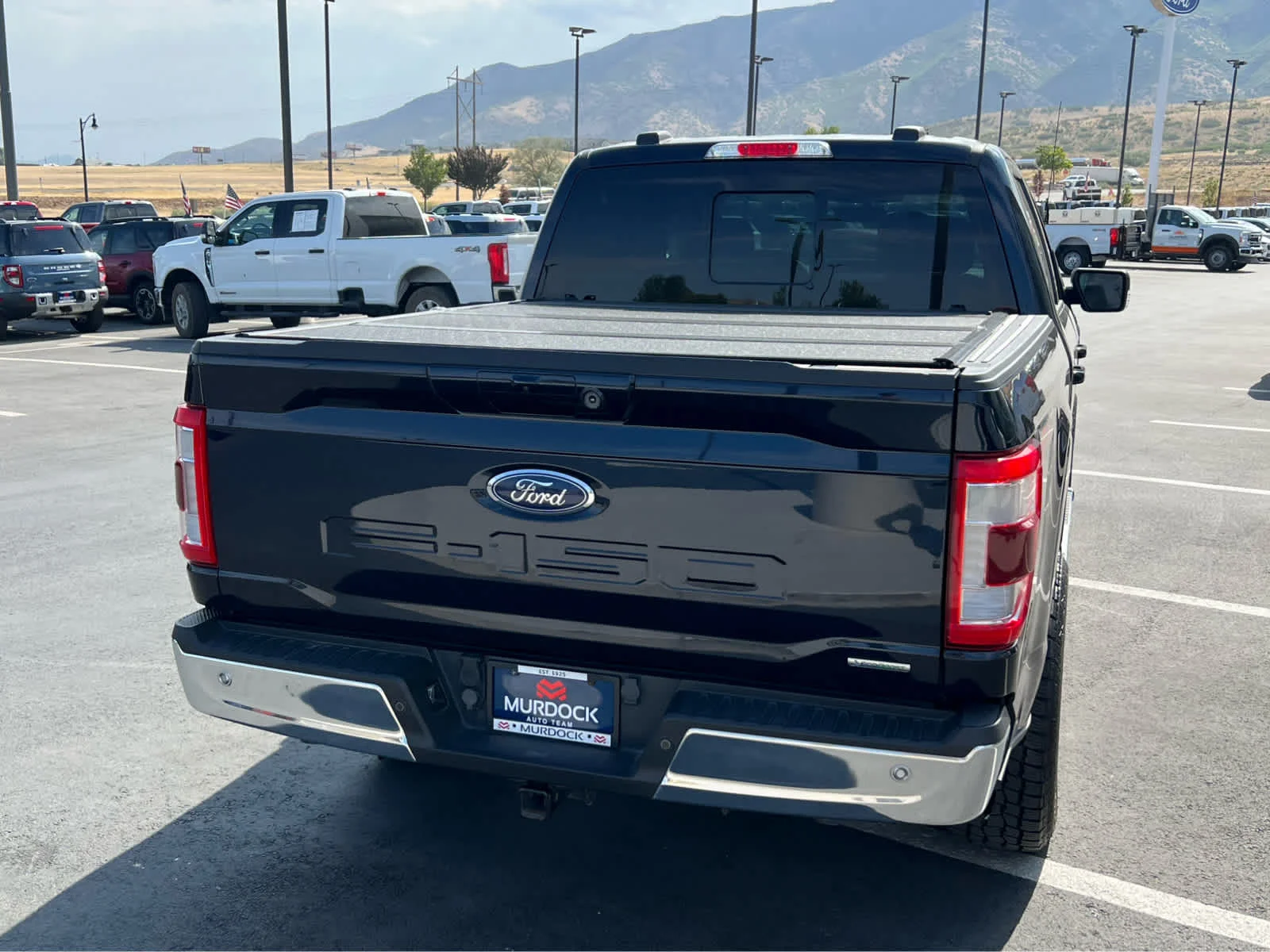 Certified Used 2021 Antimatter Blue Metallic Ford LARIAT image 8