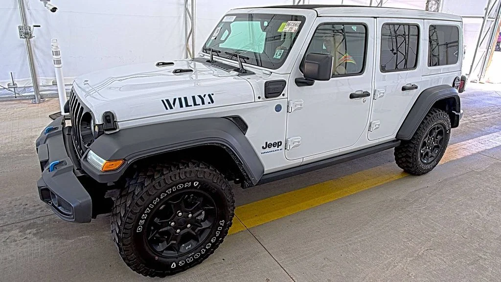 Used 2023 White Jeep Willys 4xe image 1