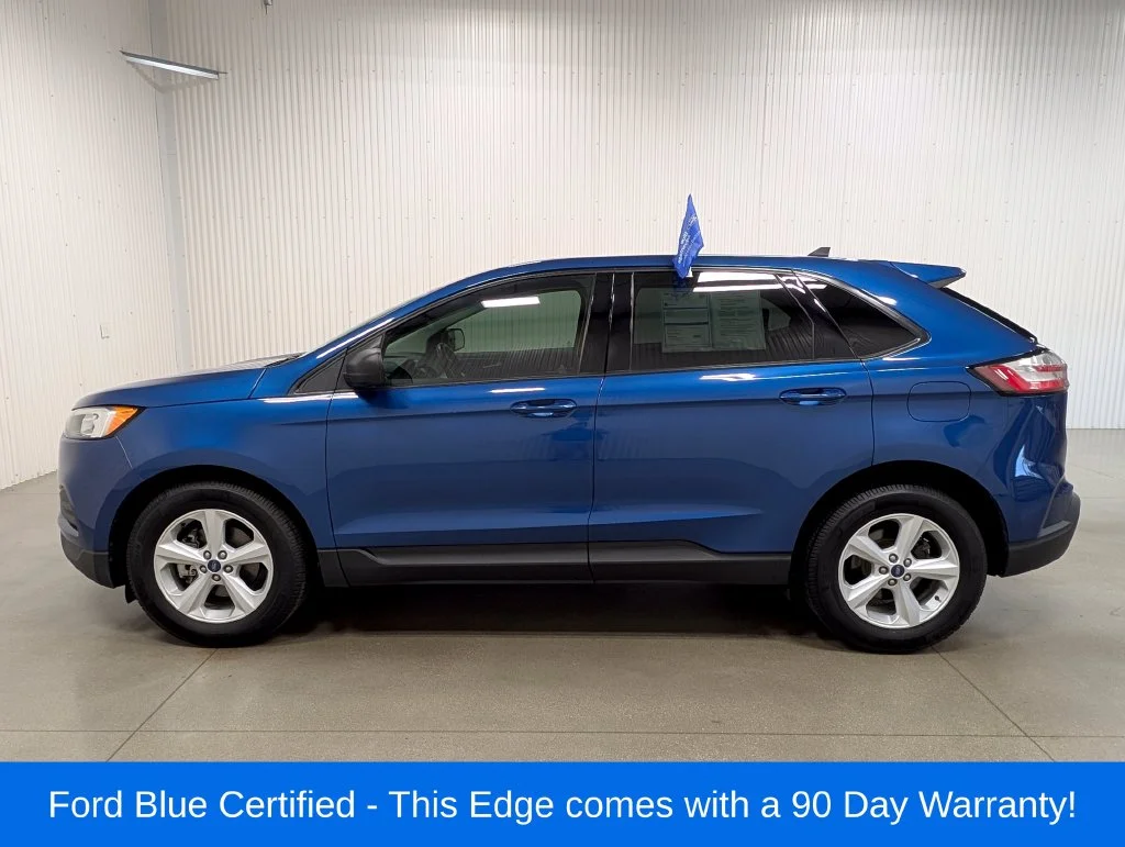 Certified Used 2020 Atlas Blue Metallic Ford SE image 1