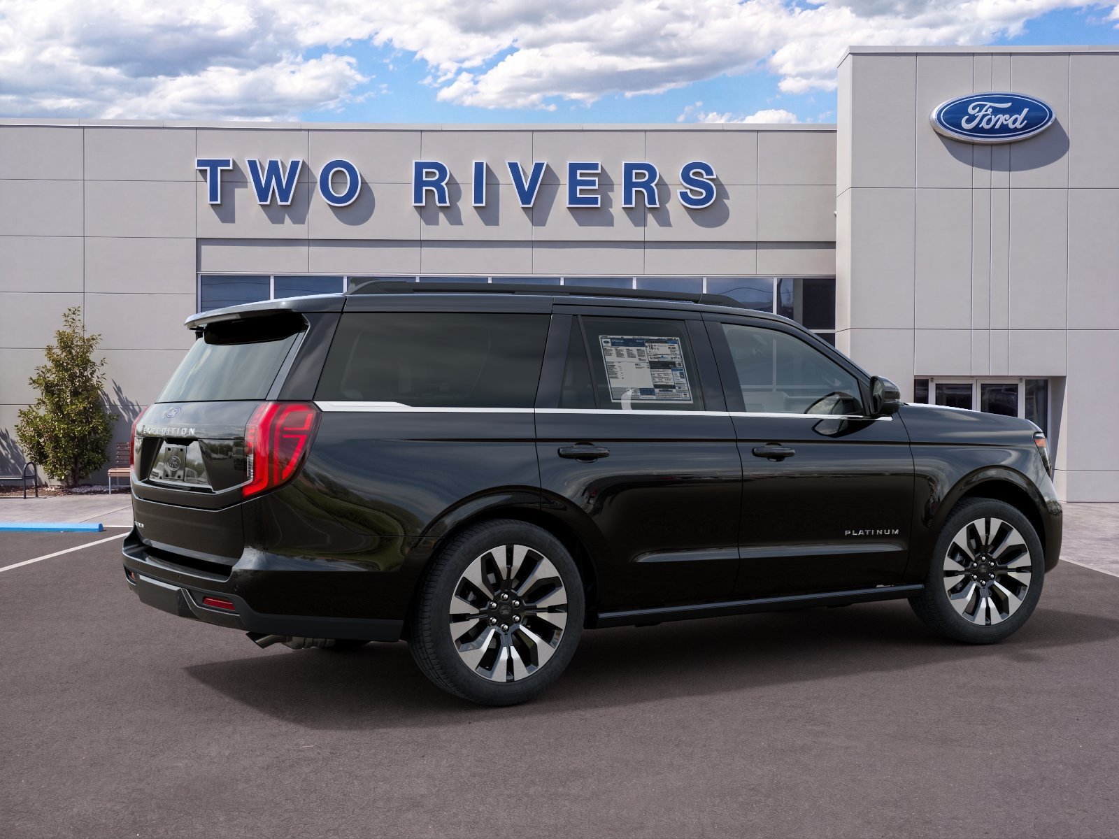 New 2027 Agate Black Metallic Ford Platinum image 6