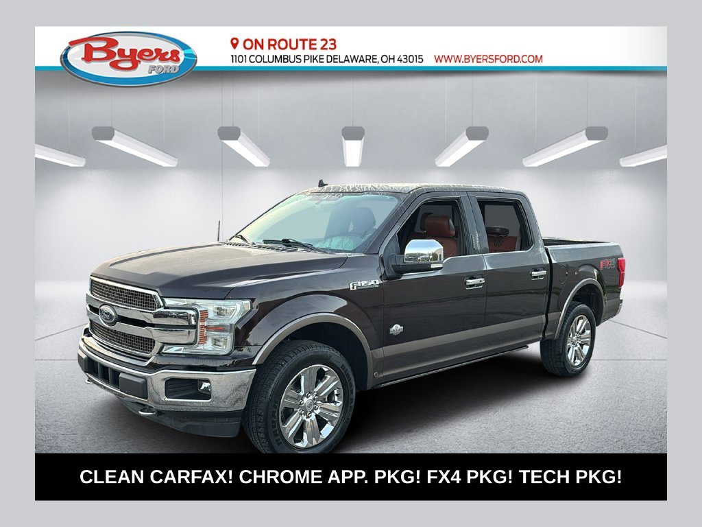 Used 2018 Magma Red Metallic Ford King Ranch image 1