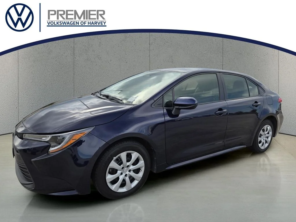 Used 2023 Blue Toyota LE image 1