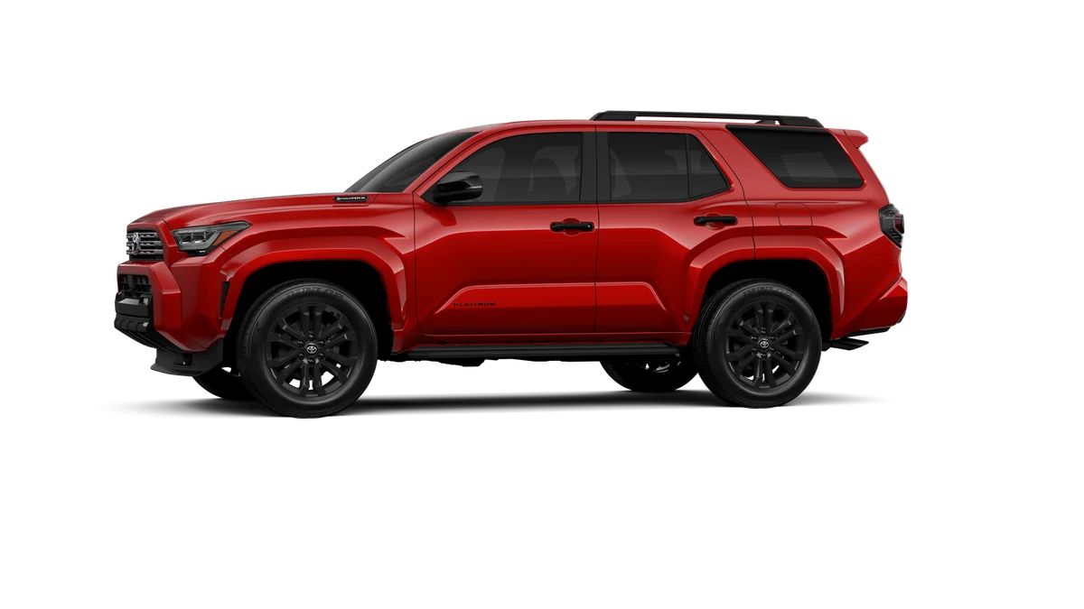 New 2026 Supersonic Red Toyota Platinum image 3