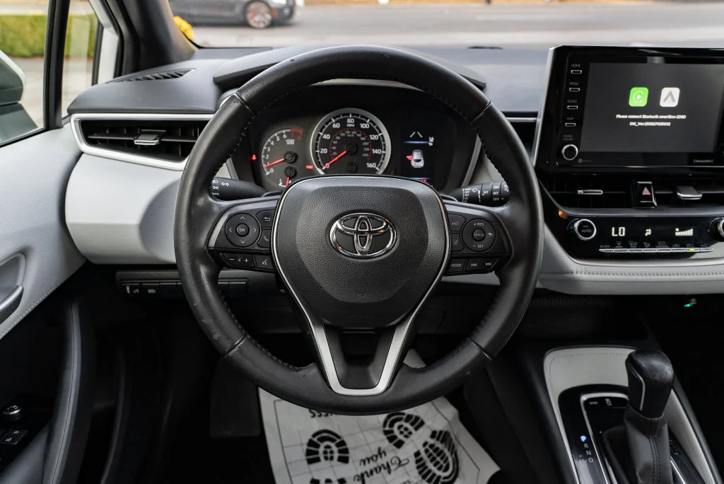 Used 2021 Beige Toyota SE image 12