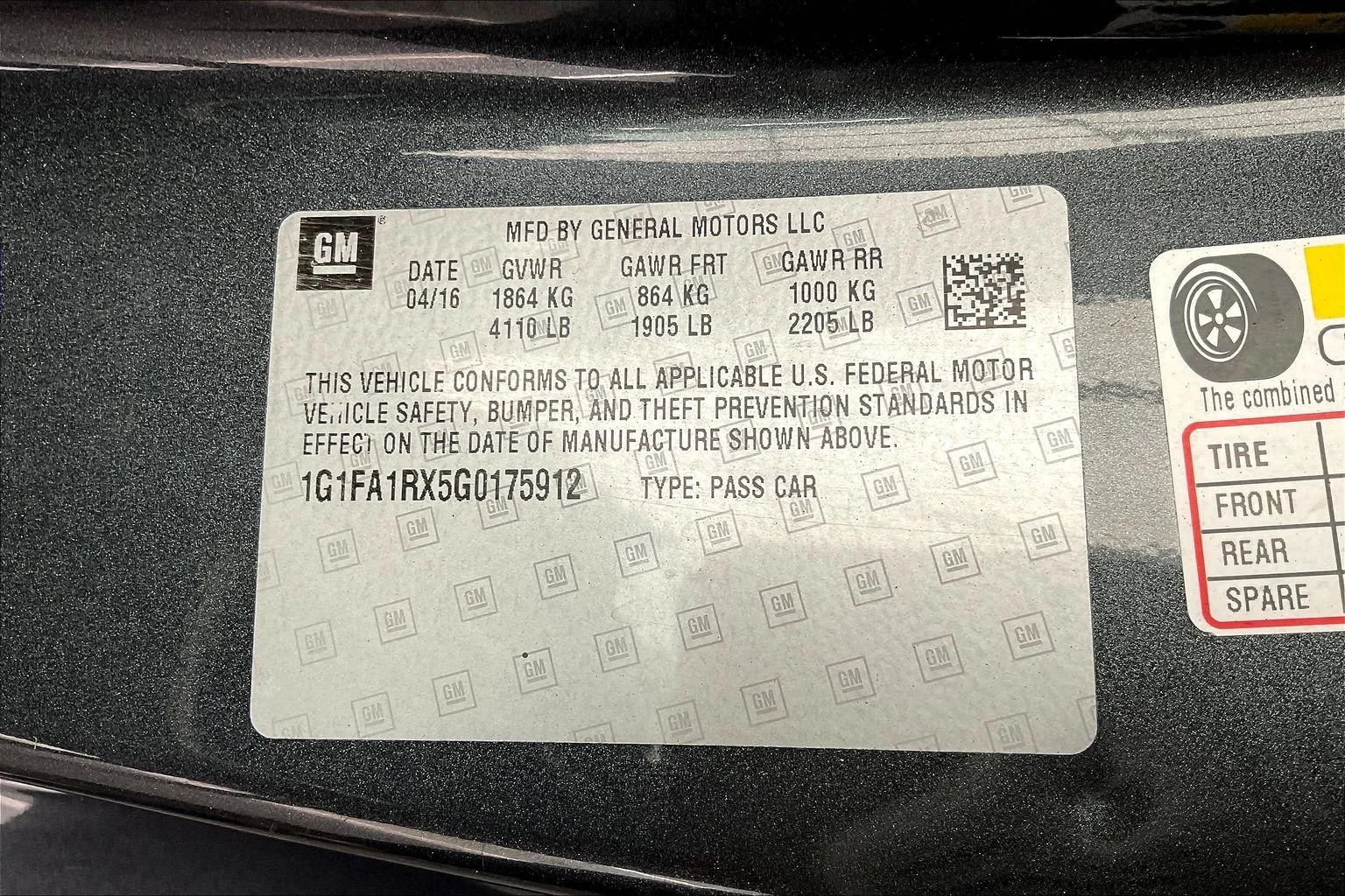 Used 2016 Nightfall Gray Metallic Chevrolet 1LT image 34