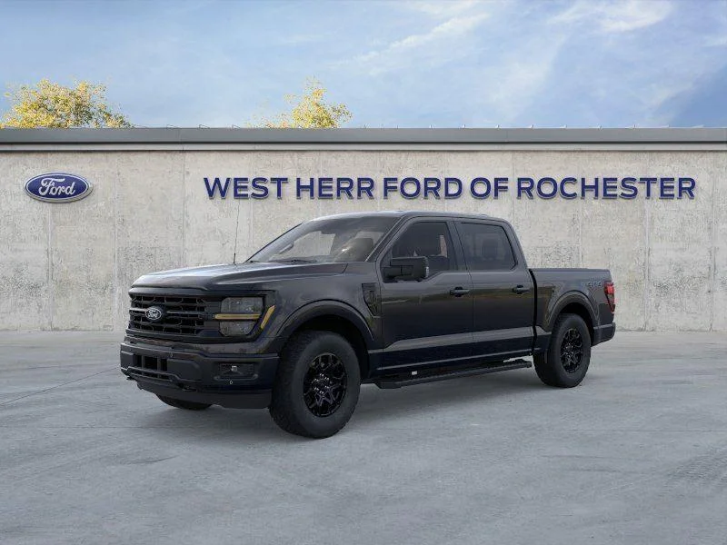 New 2026 Agate Black Metallic Ford XLT image 2