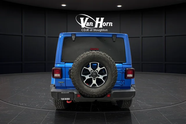 Used 2022 Blue Pearl Jeep Unlimited Rubicon image 12