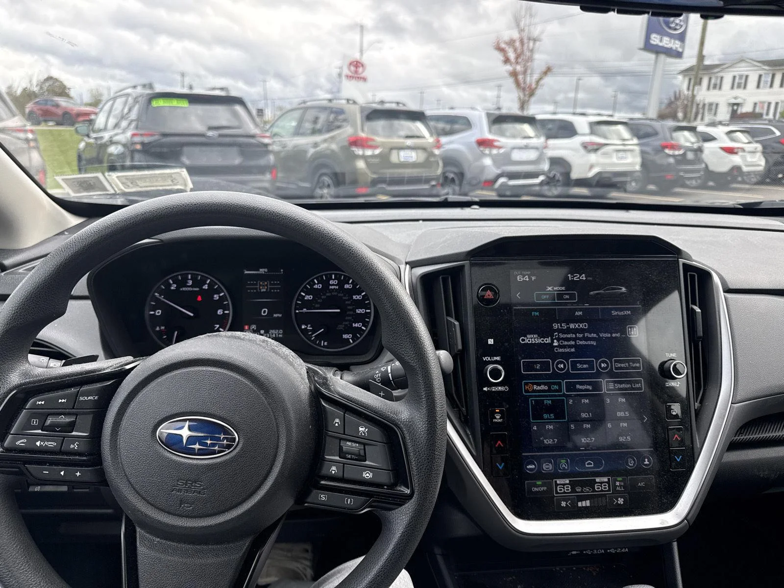 Used 2024 Crystal Black Silica Subaru Premium image 16