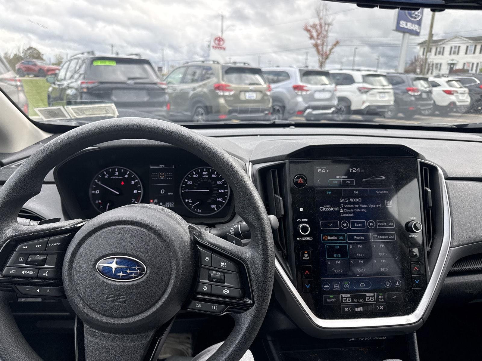 Used 2024 Crystal Black Silica Subaru Premium image 16