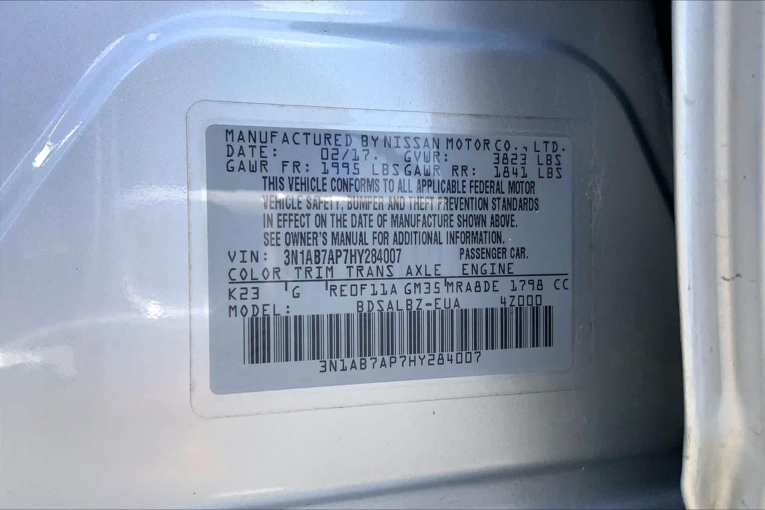 Used 2017 Brilliant Silver Nissan S image 35