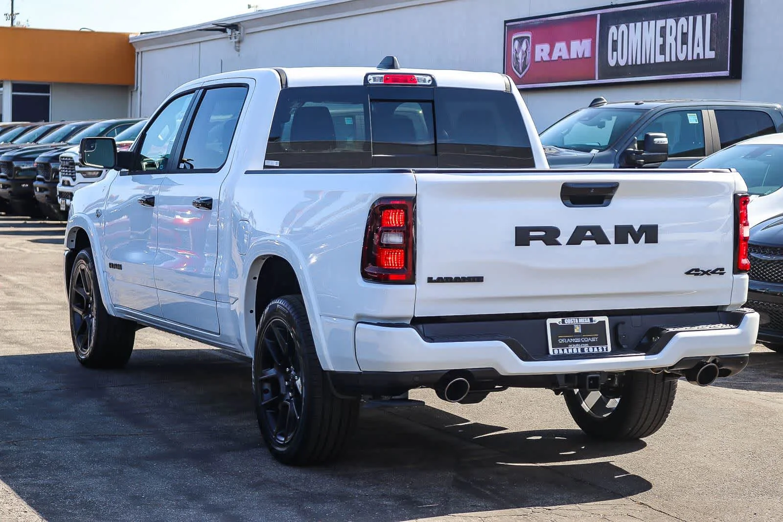 New 2026 Bright White Clear-Coat Exterior Paint RAM Laramie image 6