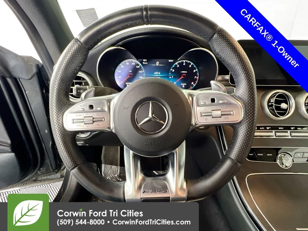 Used 2020 designo Selenite Gray Magno Mercedes-Benz C 43 AMG® image 7