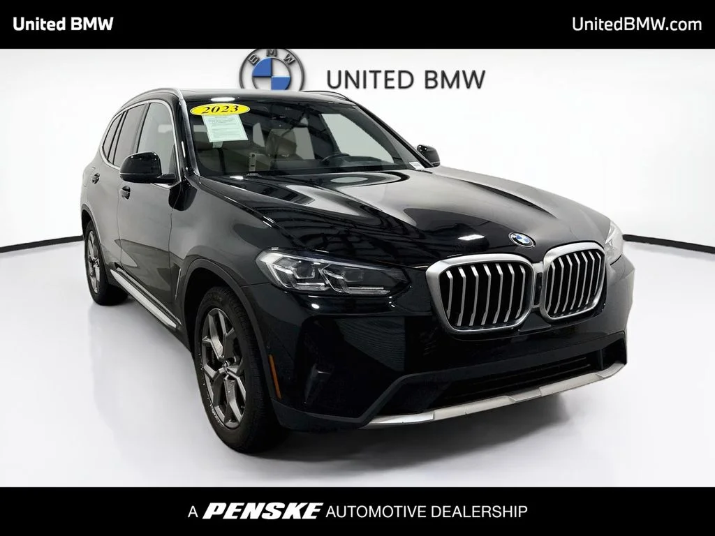 Certified Used 2023 Jet Black BMW sDrive30i image 3