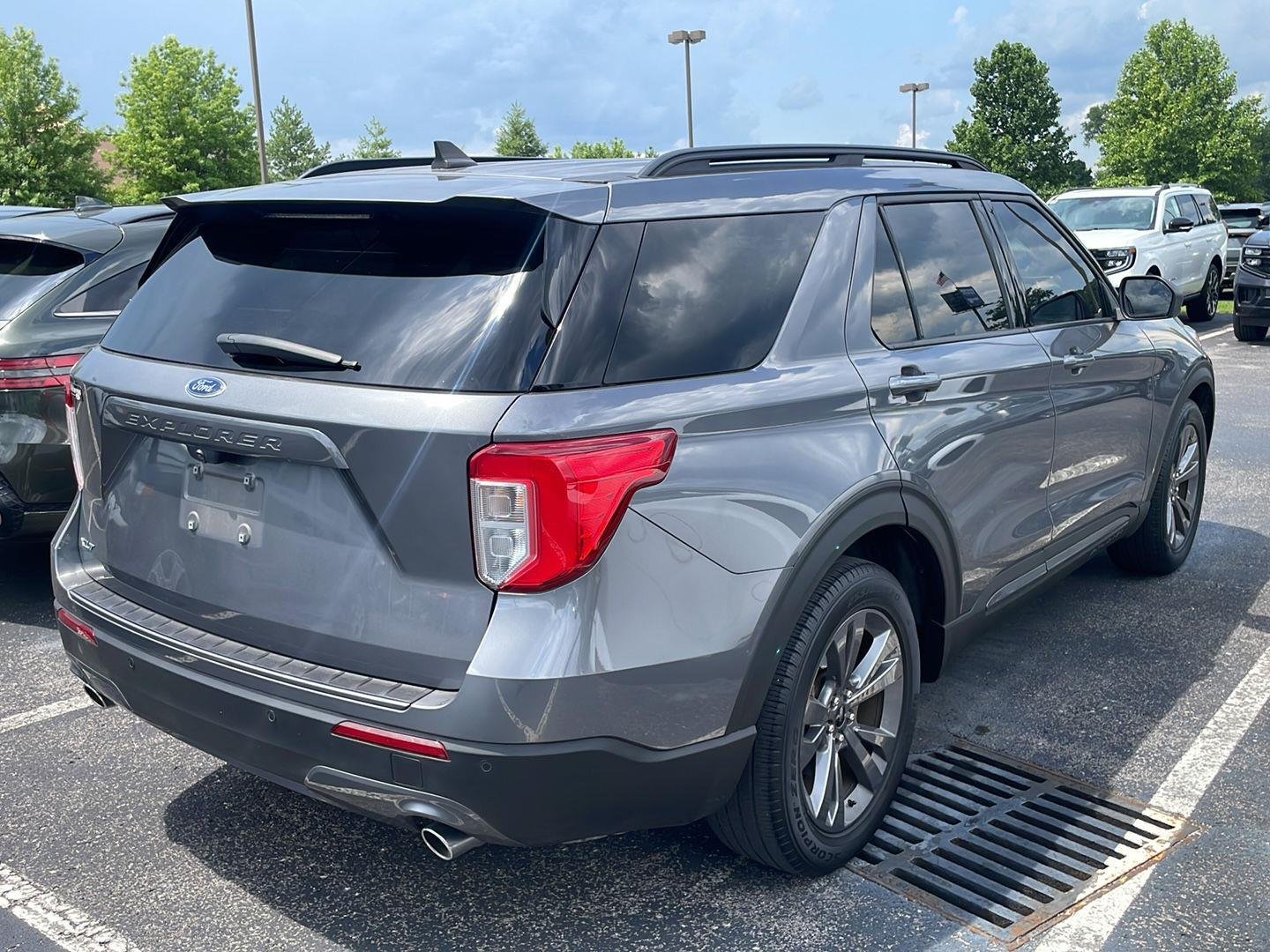 Used 2021 Carbonized Gray Ford XLT image 2