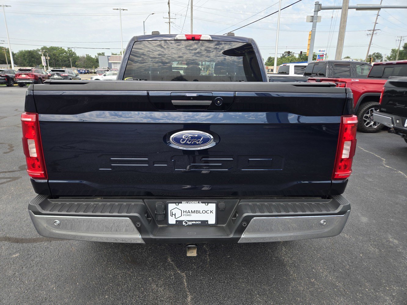 Used 2022 Antimatter Blue Metallic Ford XLT image 6