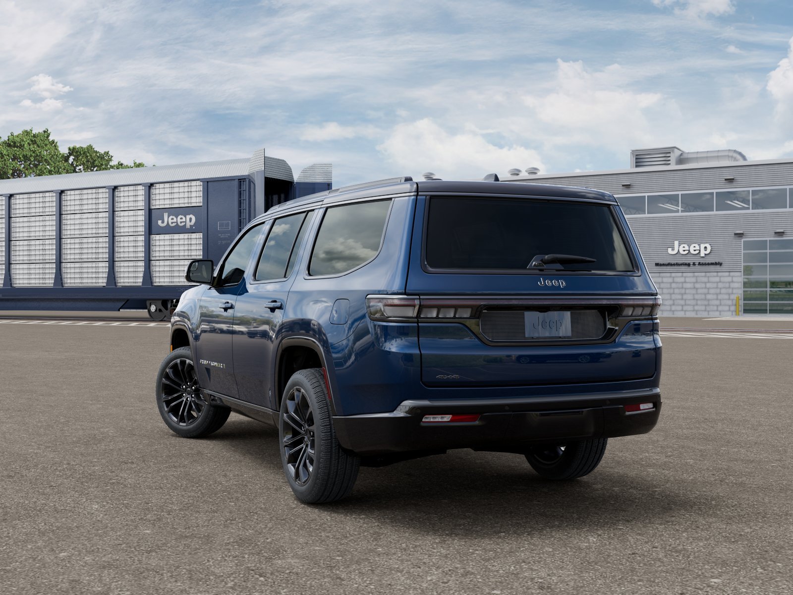 New 2026 Fathom Blue Pearl-Coat Exterior Paint (Late Availability) Jeep Grand Wagoneer image 3