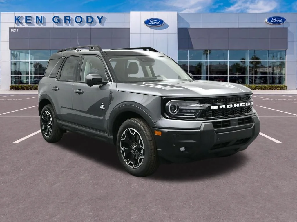 New 2025 Carbonized Gray Metallic Ford Outer Banks image 1