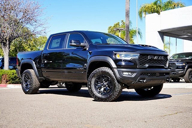 New 2026 Diamond Black Crystal Pearl-Coat Exterior Paint RAM RHO image 2