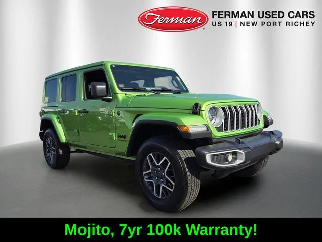 Certified Used 2026 Green Jeep Sahara image 1