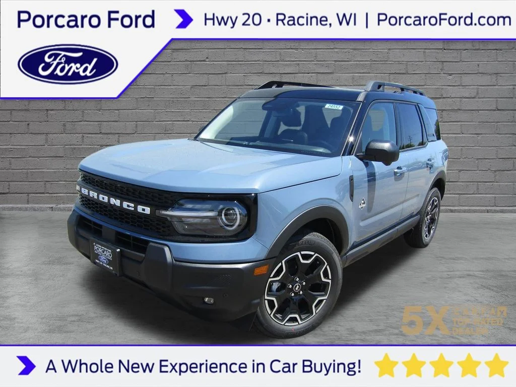 New 2026 Azure Gray Metallic Tri-Coat Ford Outer Banks® image 1