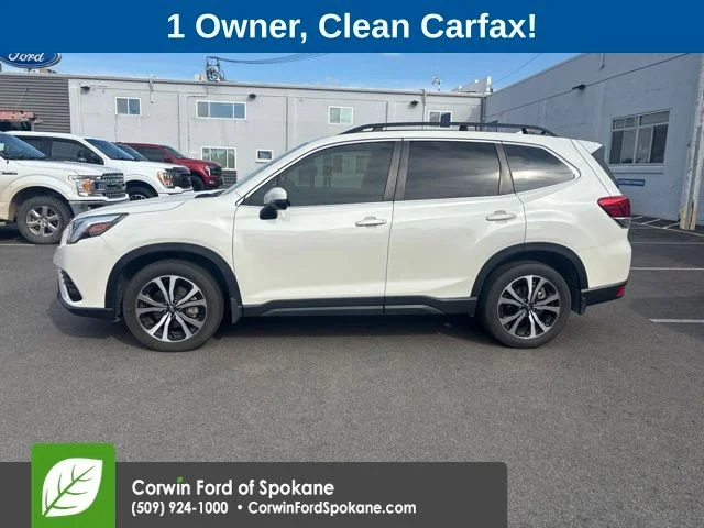 Used 2023 Crystal White Pearl Subaru Limited image 3