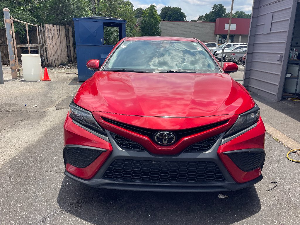 Used 2024 Supersonic Red Toyota SE image 2