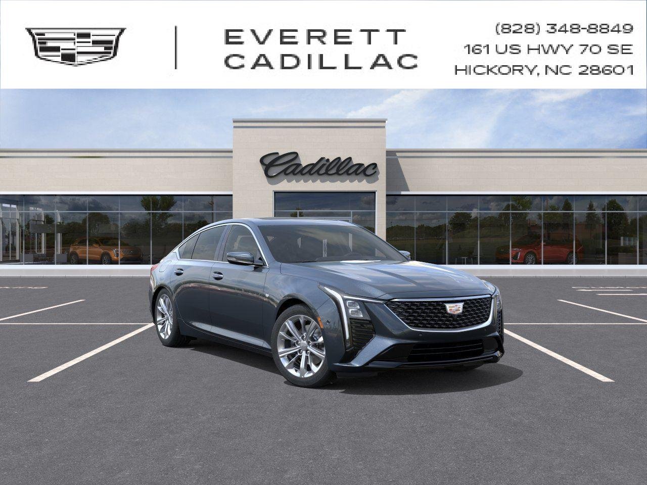 Deep Space Metallic 2026 Cadillac CT5 Sedan Rear-Wheel Drive Automatic
