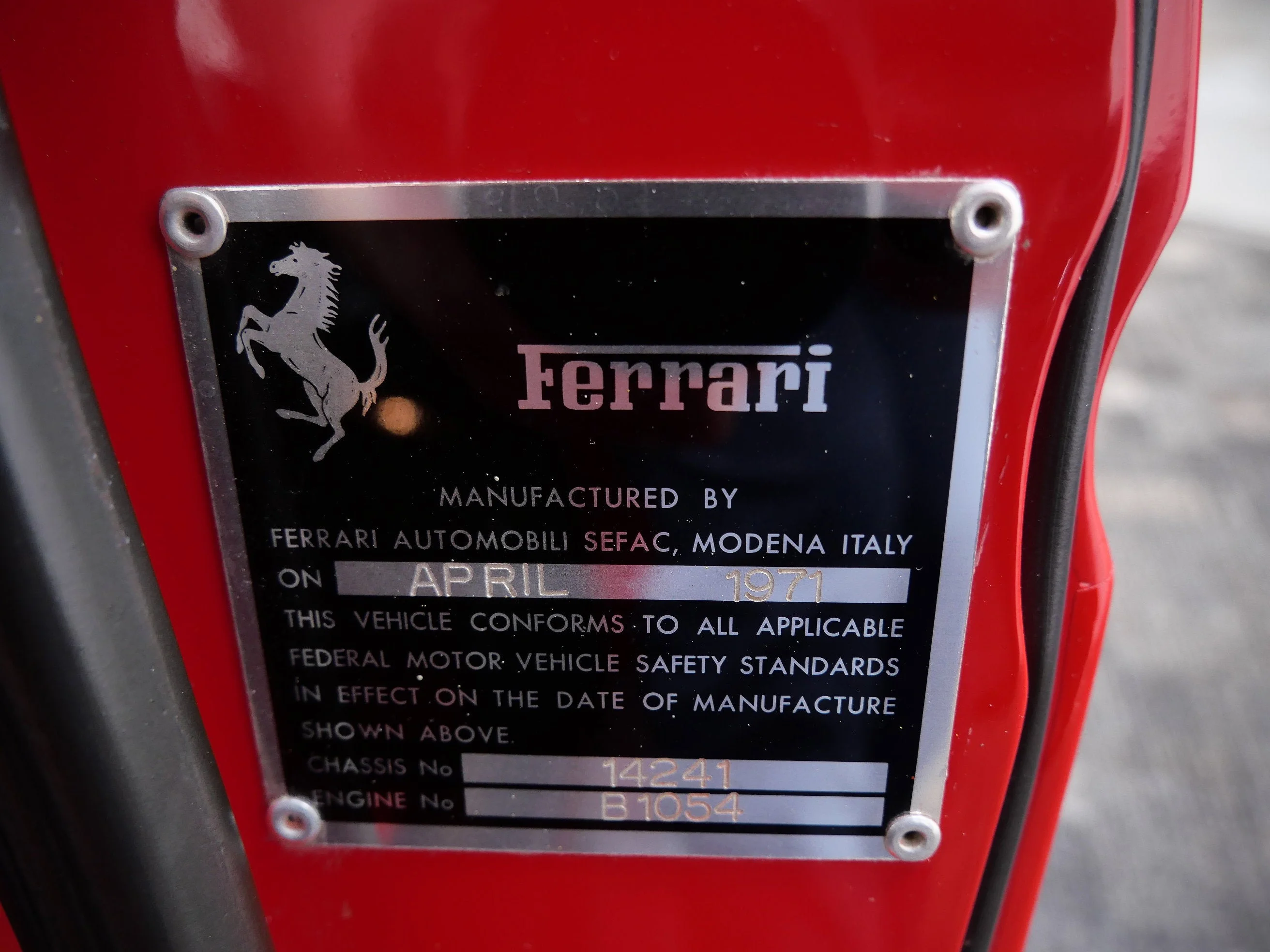 Used 1971 Rosso Chiaro Ferrari  image 32