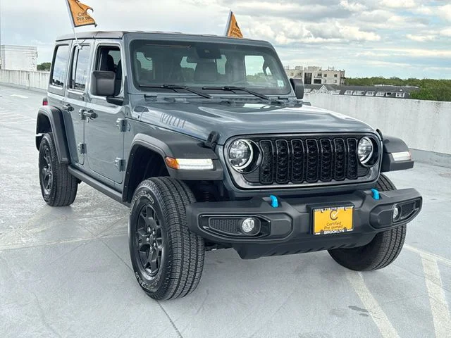Certified Used 2024 Gray Jeep Willys 4xe image 2