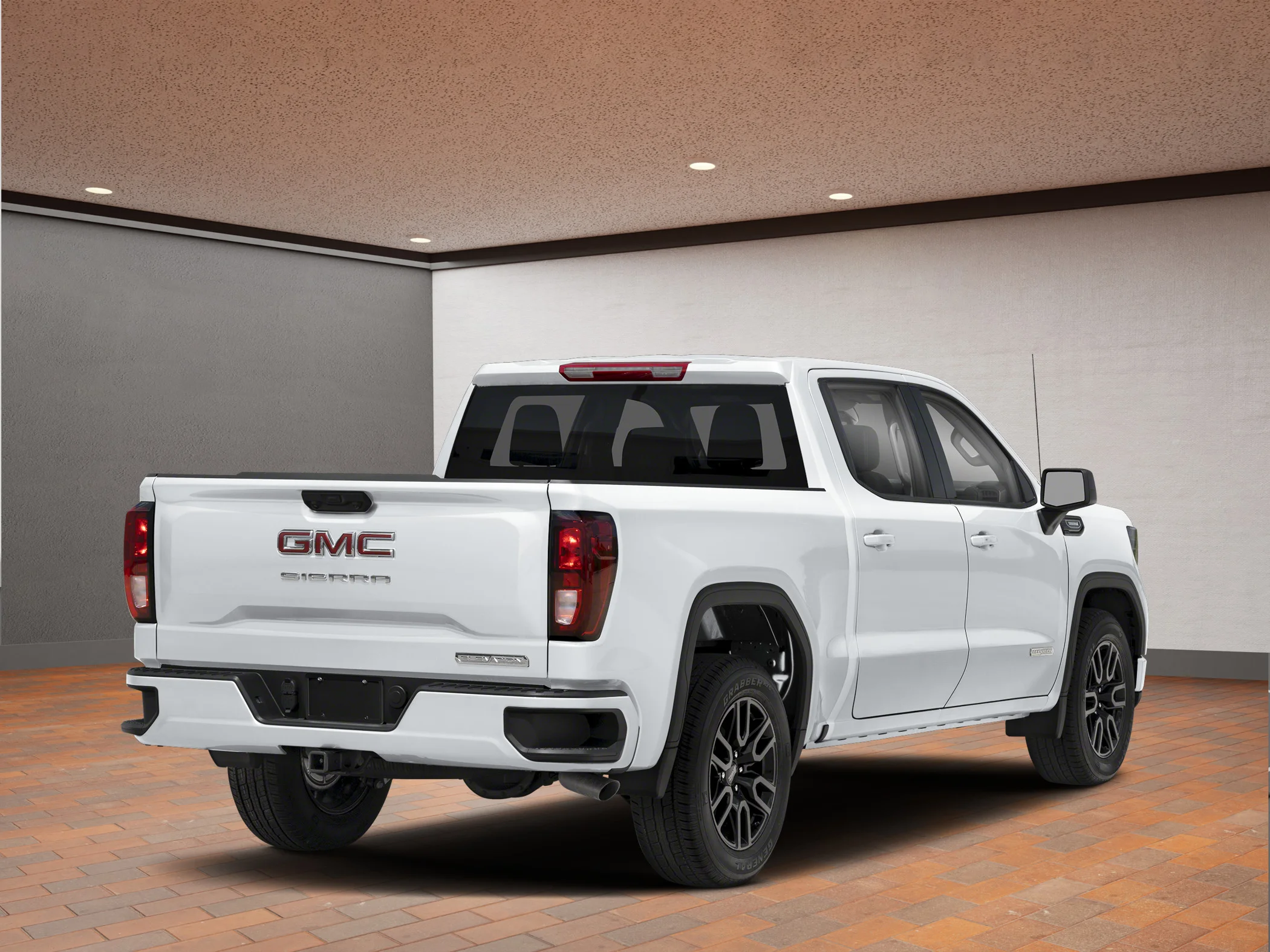 New 2026 White GMC Crew Cab Short Box 4-Wheel Drive Elevation image 2
