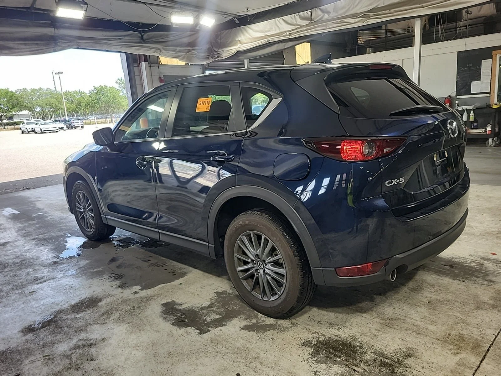Used 2021 Deep Crystal Blue Mica Mazda Touring image 6