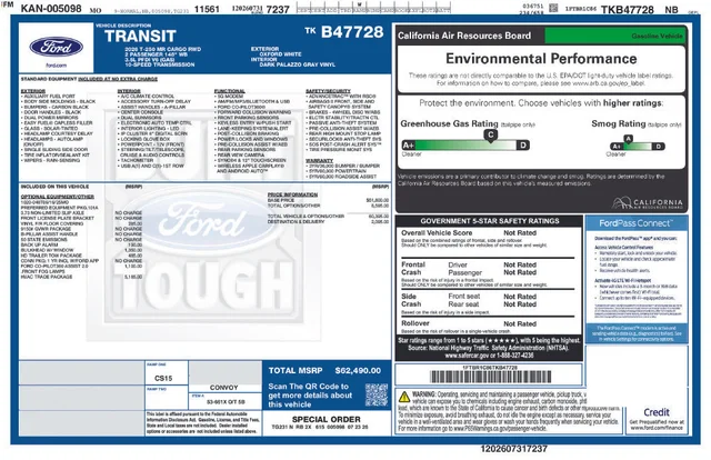 2026 Ford Transit-250 Base