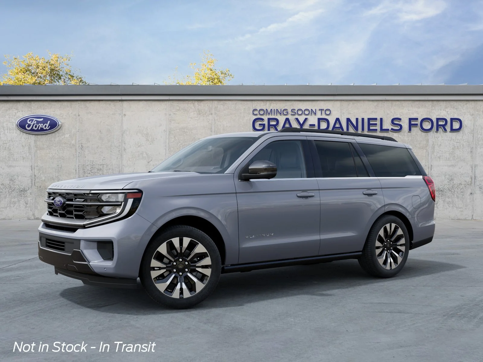New 2027 Glacier Gray Metallic Tri-Coat Ford Platinum image 1