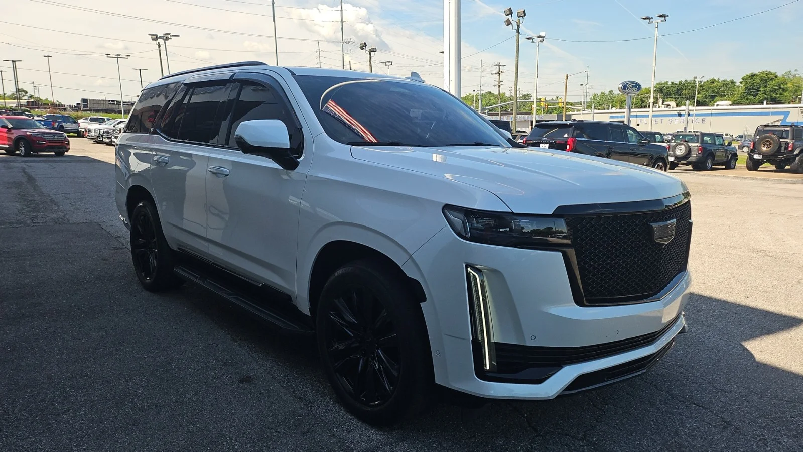 Used 2023 White Cadillac 4WD Sport Platinum image 6