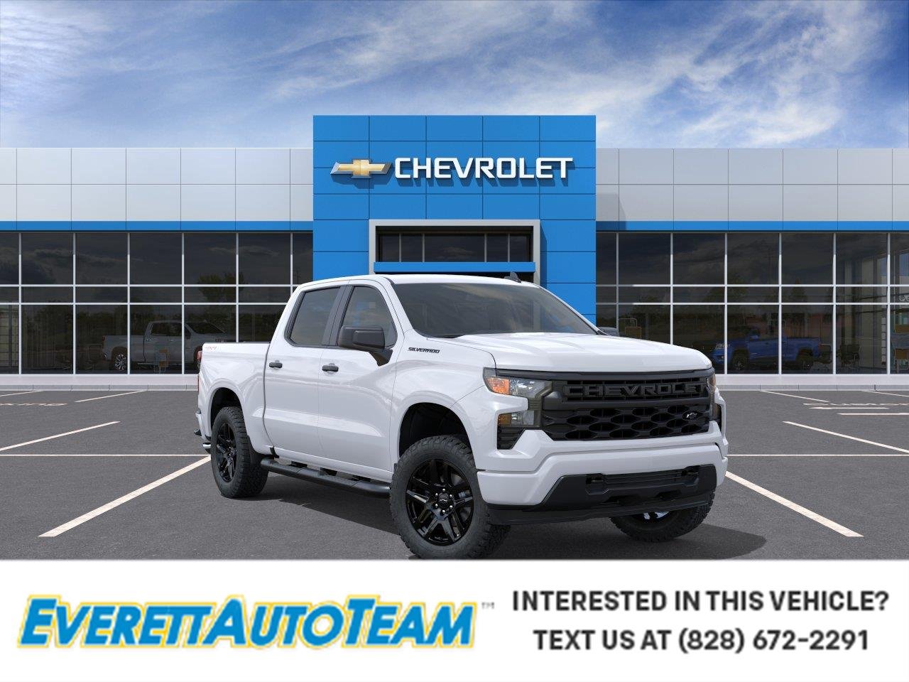 New 2026 Summit White Chevrolet Custom image 1