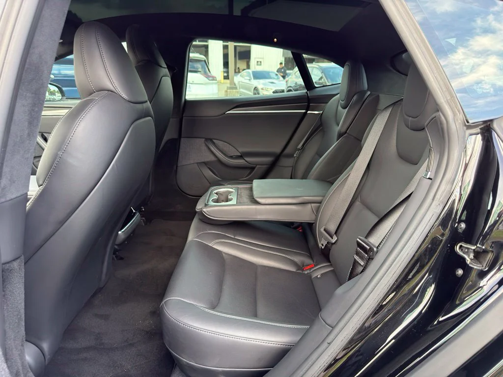 Used 2021 Black Tesla Plaid image 26