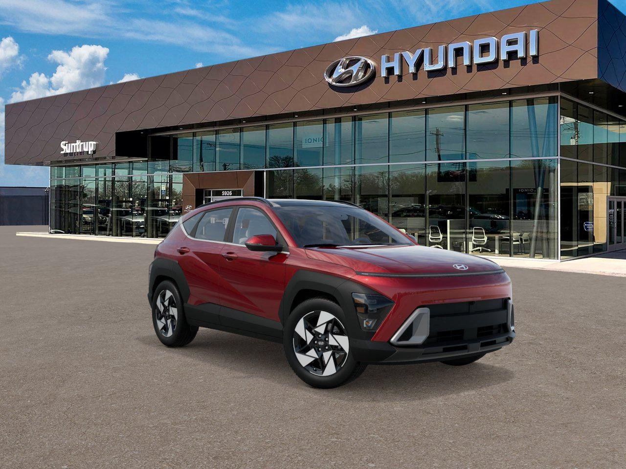 New 2026 Ultimate Red Metallic Hyundai SEL Sport AWD image 2