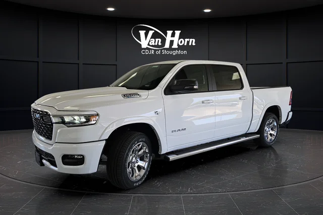 New 2026 Bright White Clear-Coat Exterior Paint RAM Big Horn/Lone Star image 3