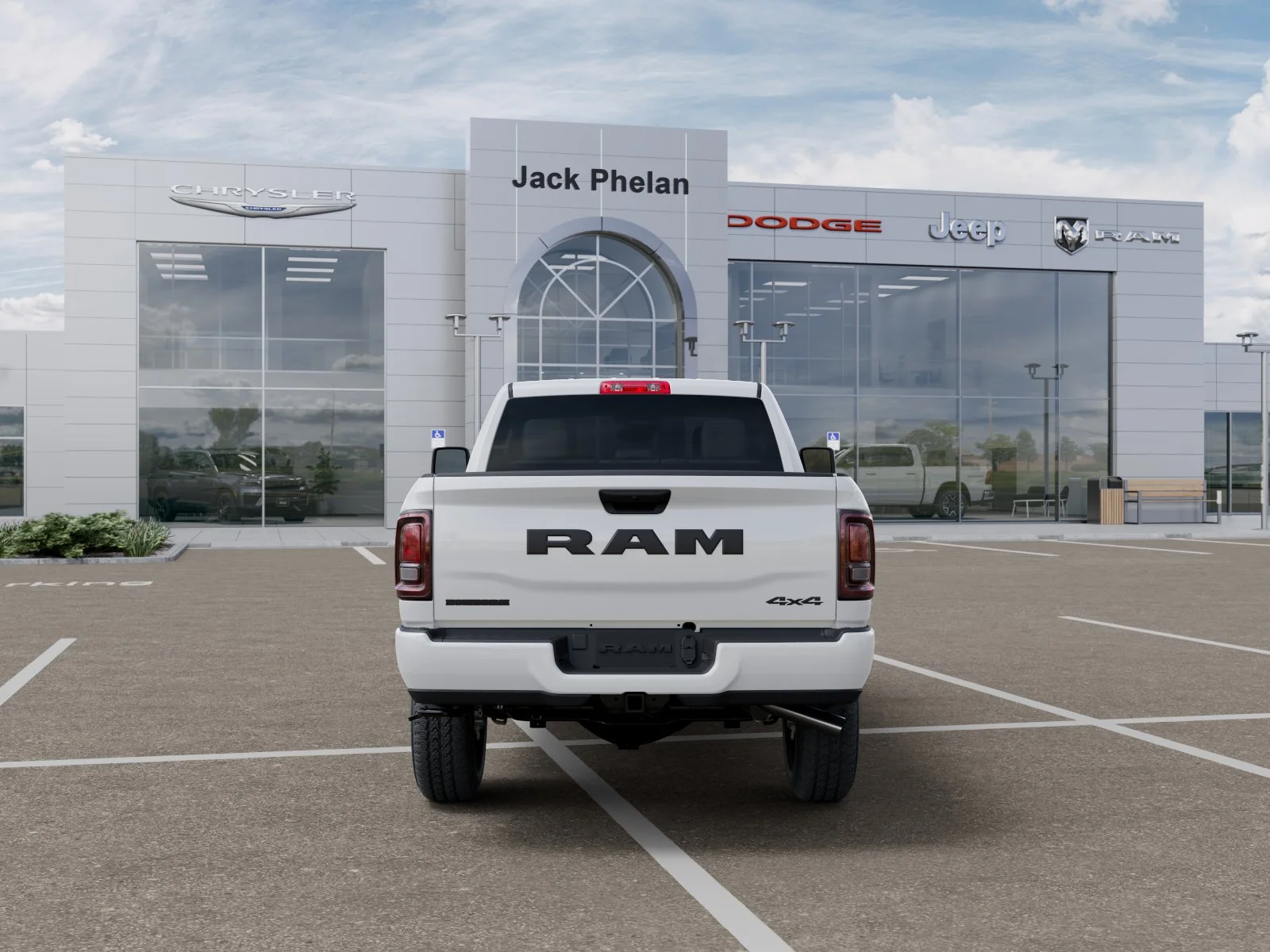 New 2026 Bright White Clearcoat RAM Big Horn image 7