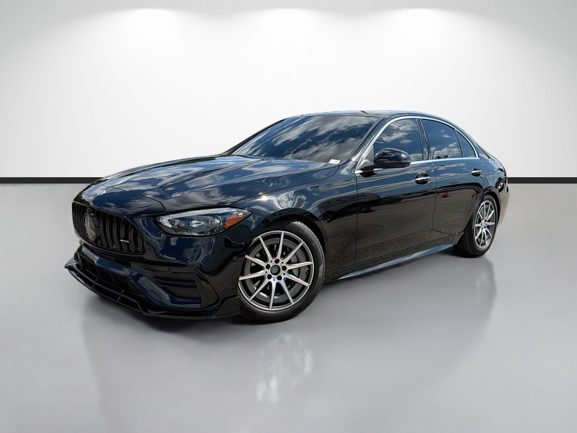 Used 2023 Black Mercedes-Benz AMG® C 43 image 1