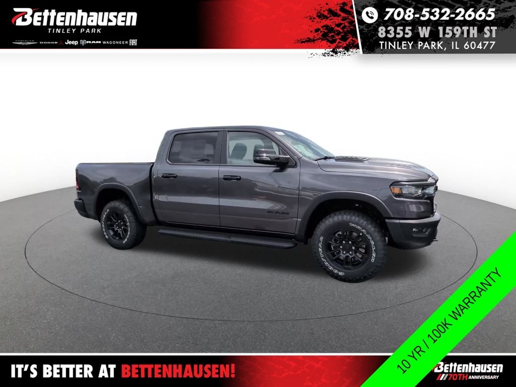 New 2026 Granite Crystal Metallic Clear-Coat Exterior Paint RAM Rebel image 3