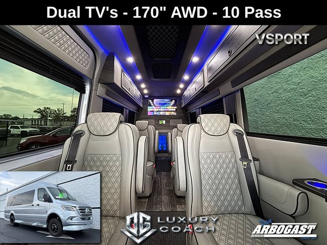 New 2027 Mercedes-Benz Luxury Sprinter OGV 10 Passenger AWD Hi-Top