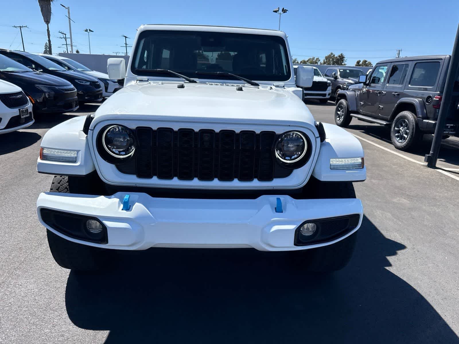 Used 2024 Bright White Clearcoat Jeep High Altitude image 4