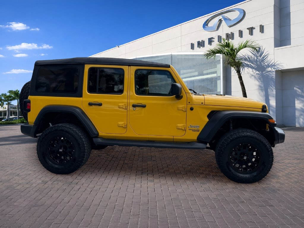 Used 2018 Yellow Jeep Unlimited Sport S image 8