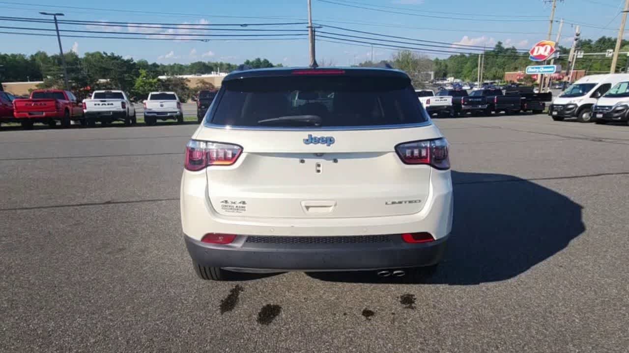 Used 2021 Pearl White Tri-Coat Jeep Limited image 7