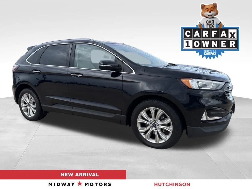 Used 2020 Black Ford Titanium image 1