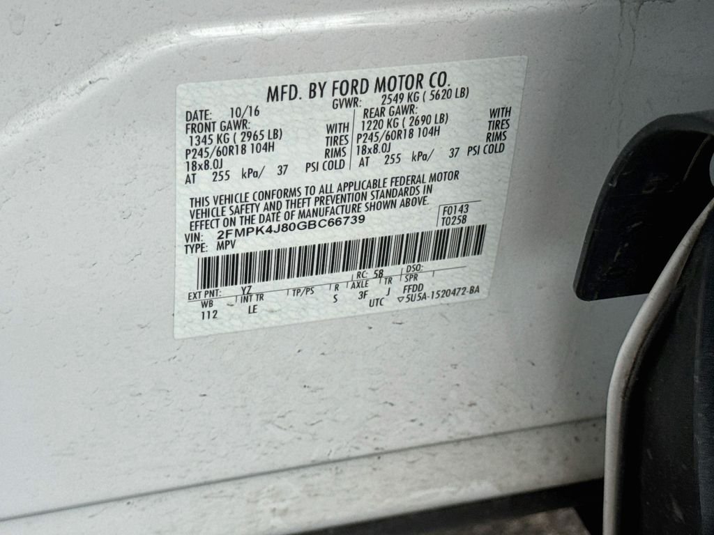 Used 2016 White Ford SEL image 34