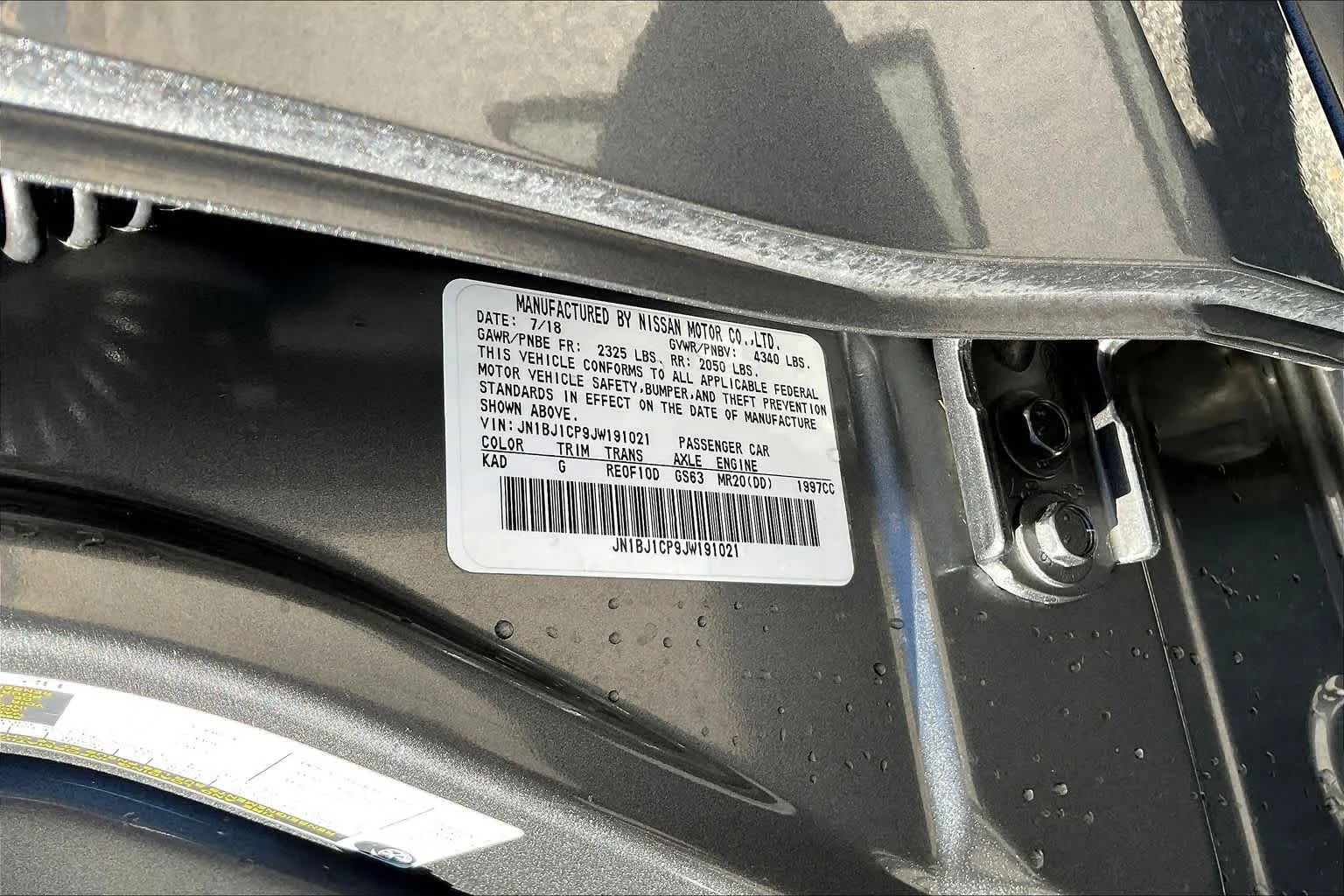 Used 2018 Gun Metallic Nissan SV image 33