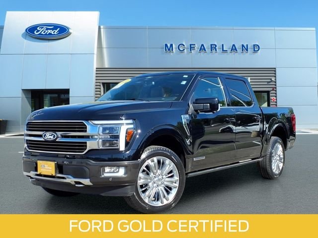 Certified Used 2024 Black Metallic Ford King Ranch image 1
